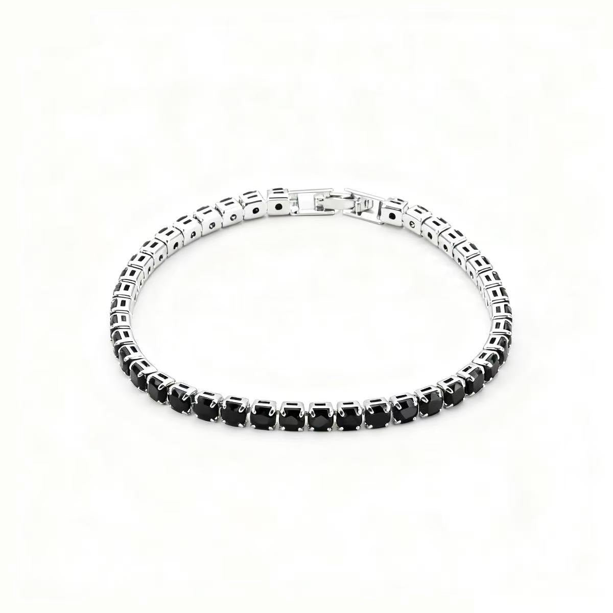 4-5mm Round Cubic Zirconia Classic Tennis Bracelet