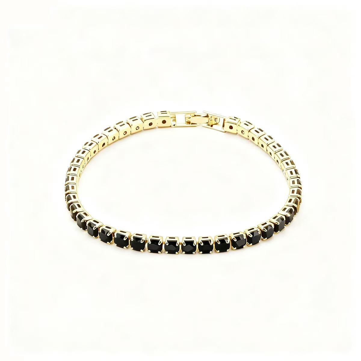 4-5mm Round Cubic Zirconia Classic Tennis Bracelet