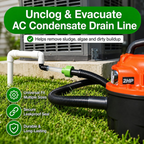 Universal AC Drain Line Cleaner Adapter
