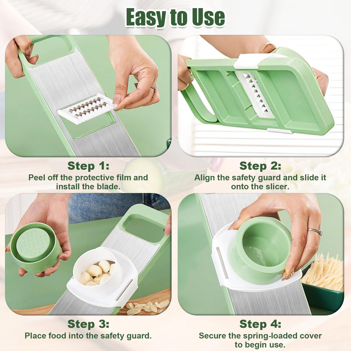 6-in-1 Precision Mandoline Vegetable Slicer