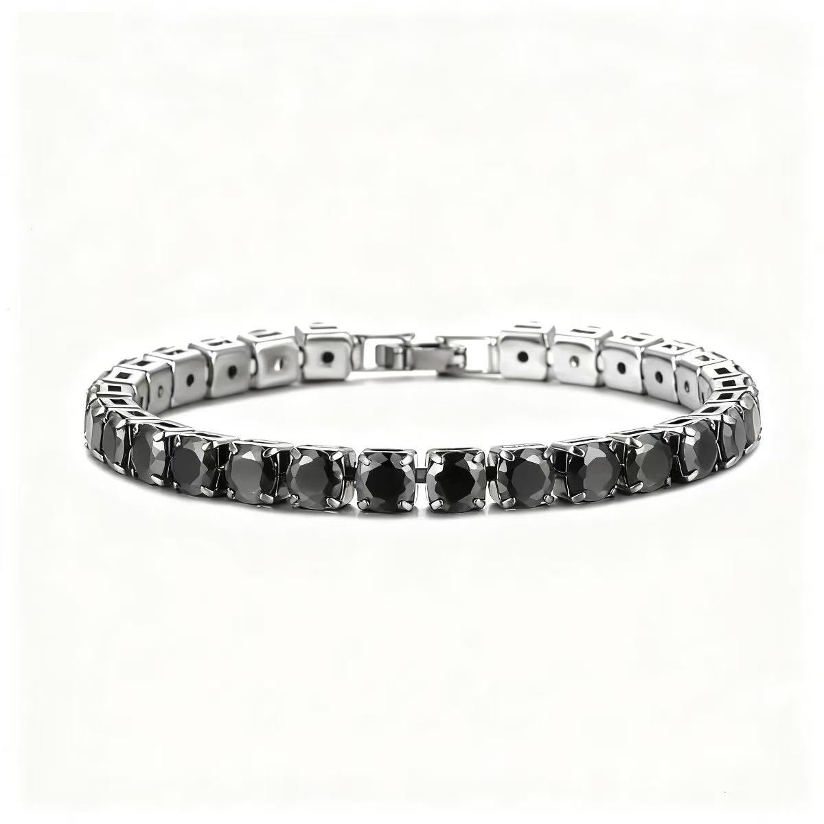 4-5mm Round Cubic Zirconia Classic Tennis Bracelet
