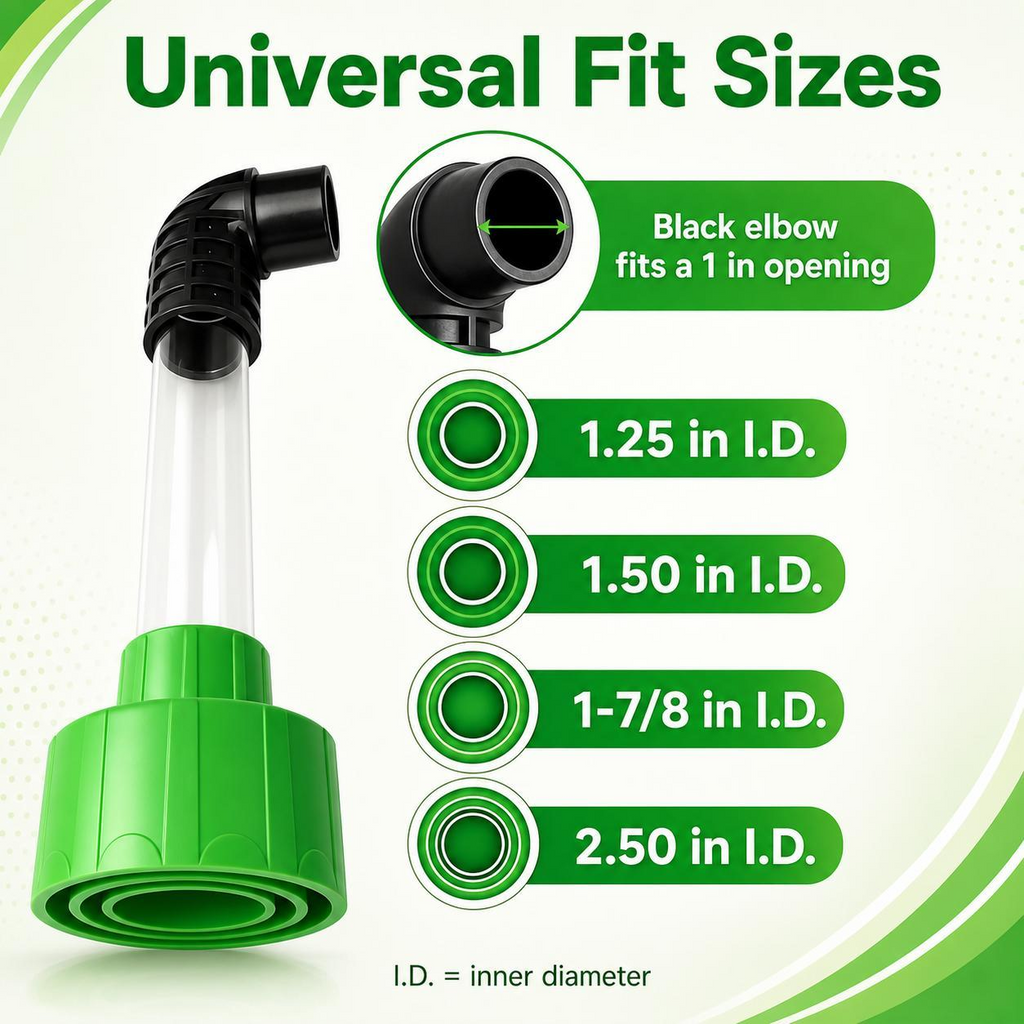Universal AC Drain Line Cleaner Adapter