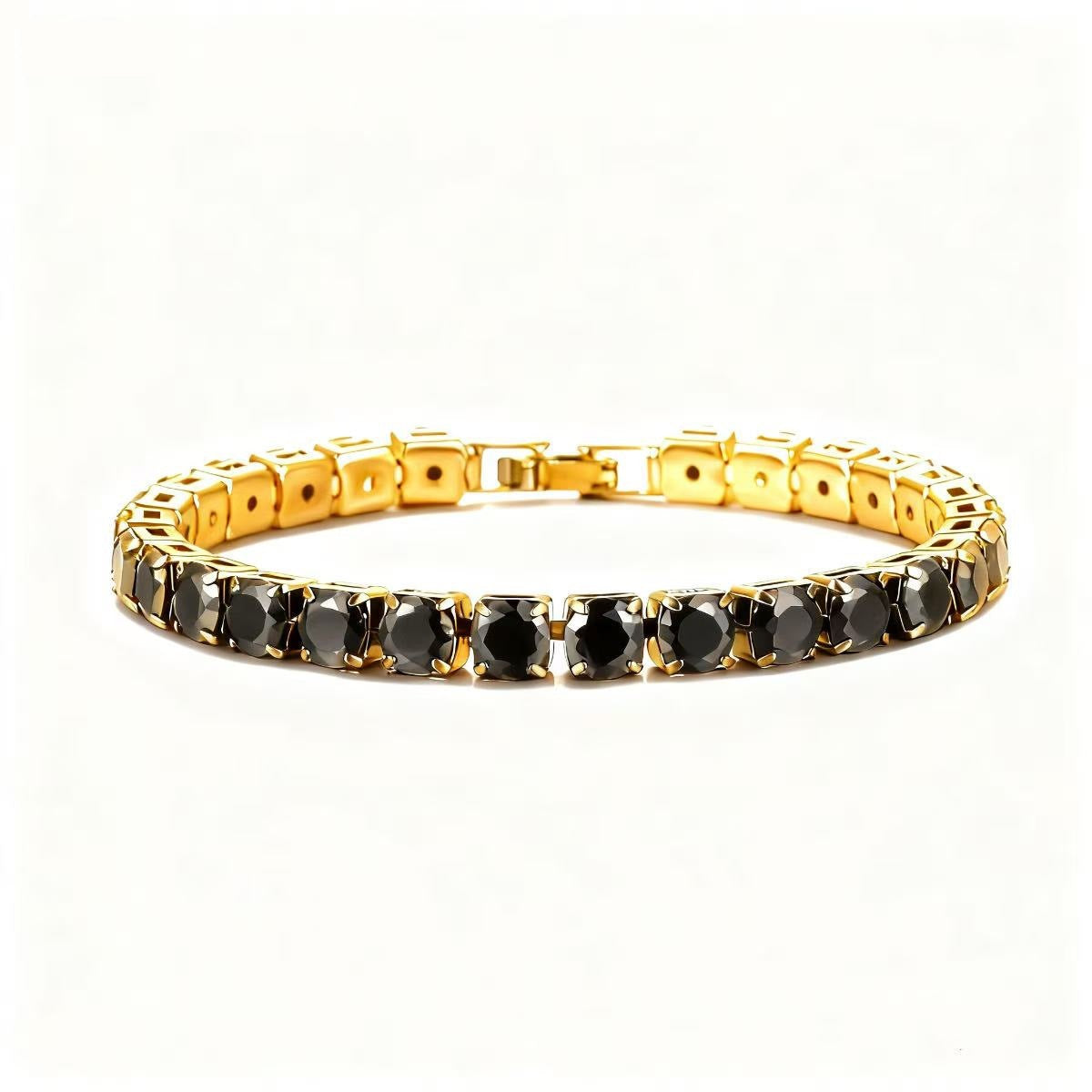 4-5mm Round Cubic Zirconia Classic Tennis Bracelet
