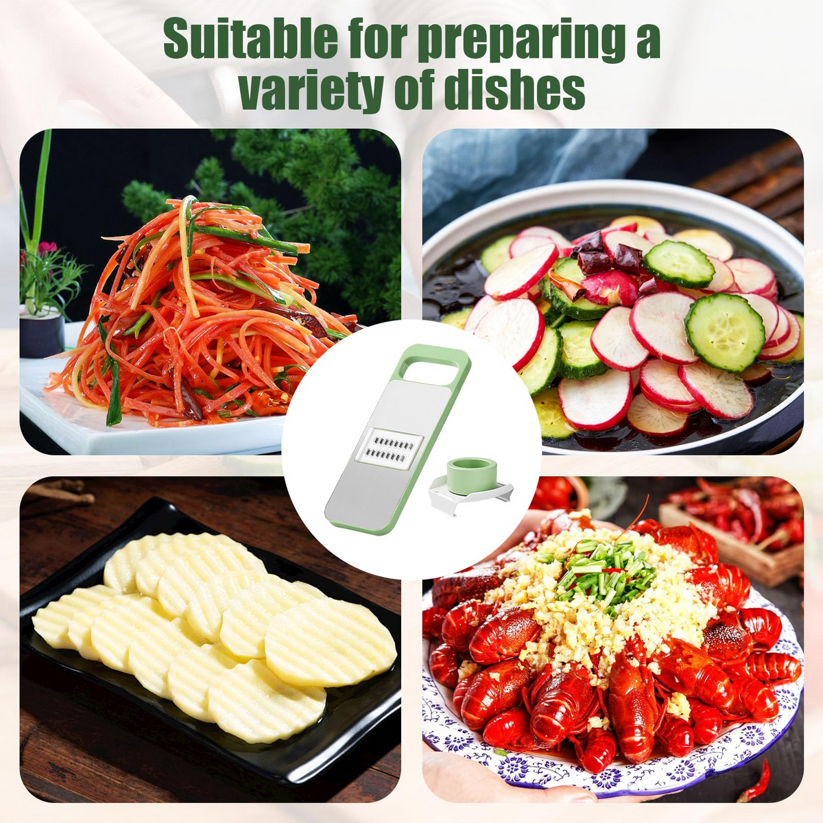 6-in-1 Precision Mandoline Vegetable Slicer
