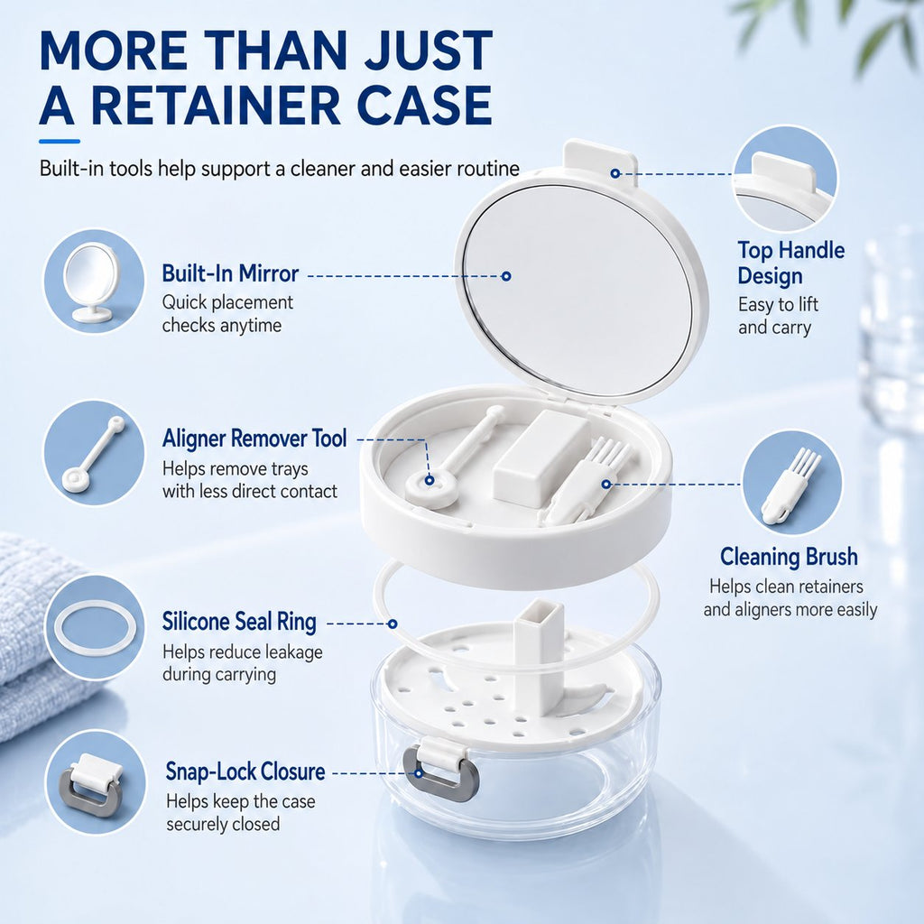 3-in-1 Retainer Cleaning Case
