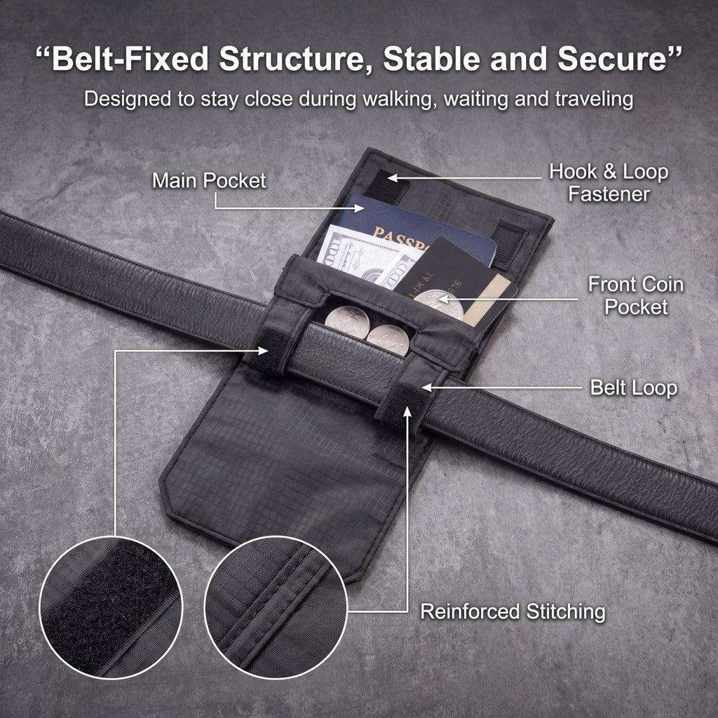 Men’s Hidden Anti-Theft Travel Wallet