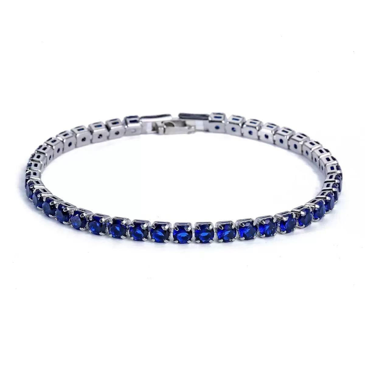 4-5mm Round Cubic Zirconia Classic Tennis Bracelet