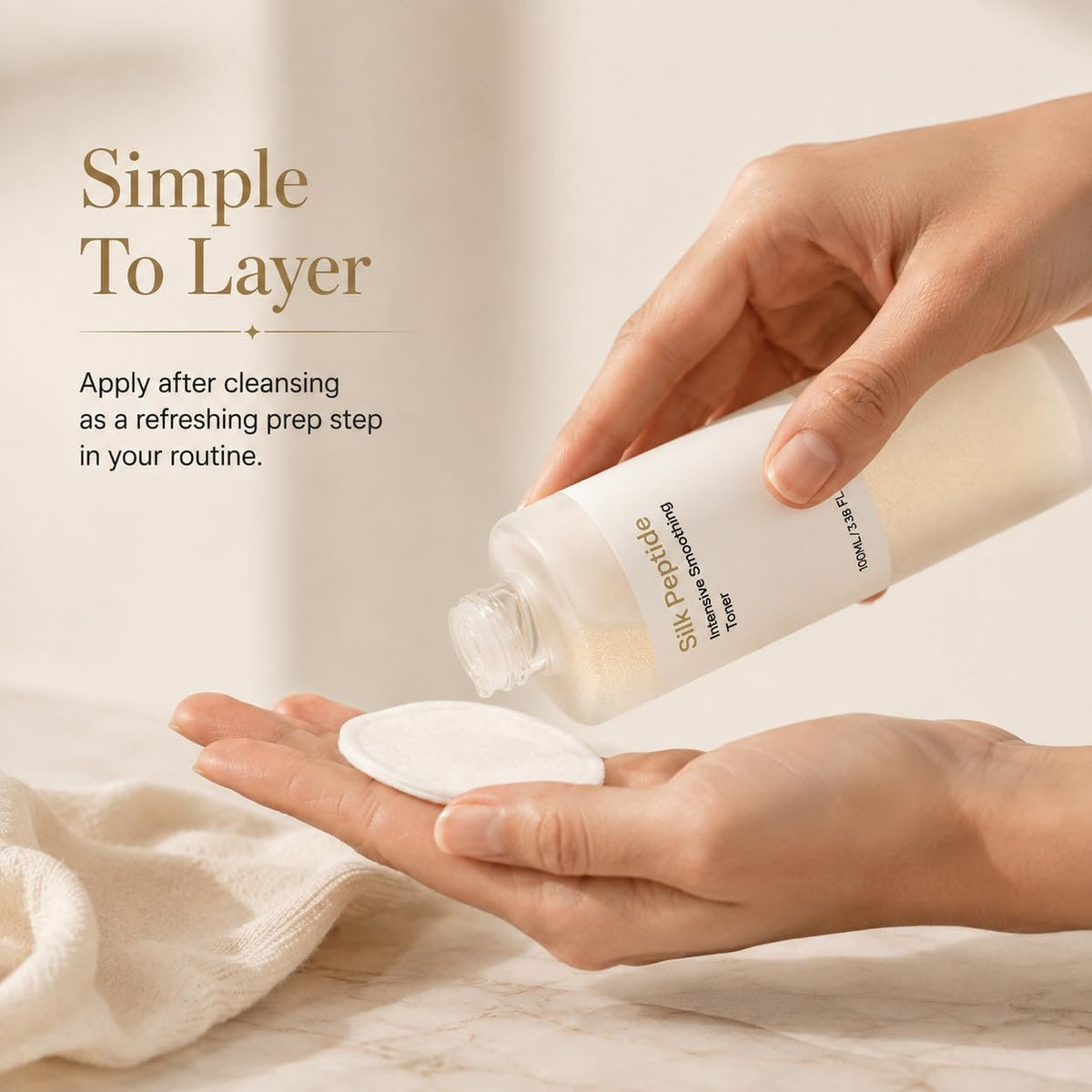 A lightweight daily toner for smoother-feeling, comfortably hydrated skin.