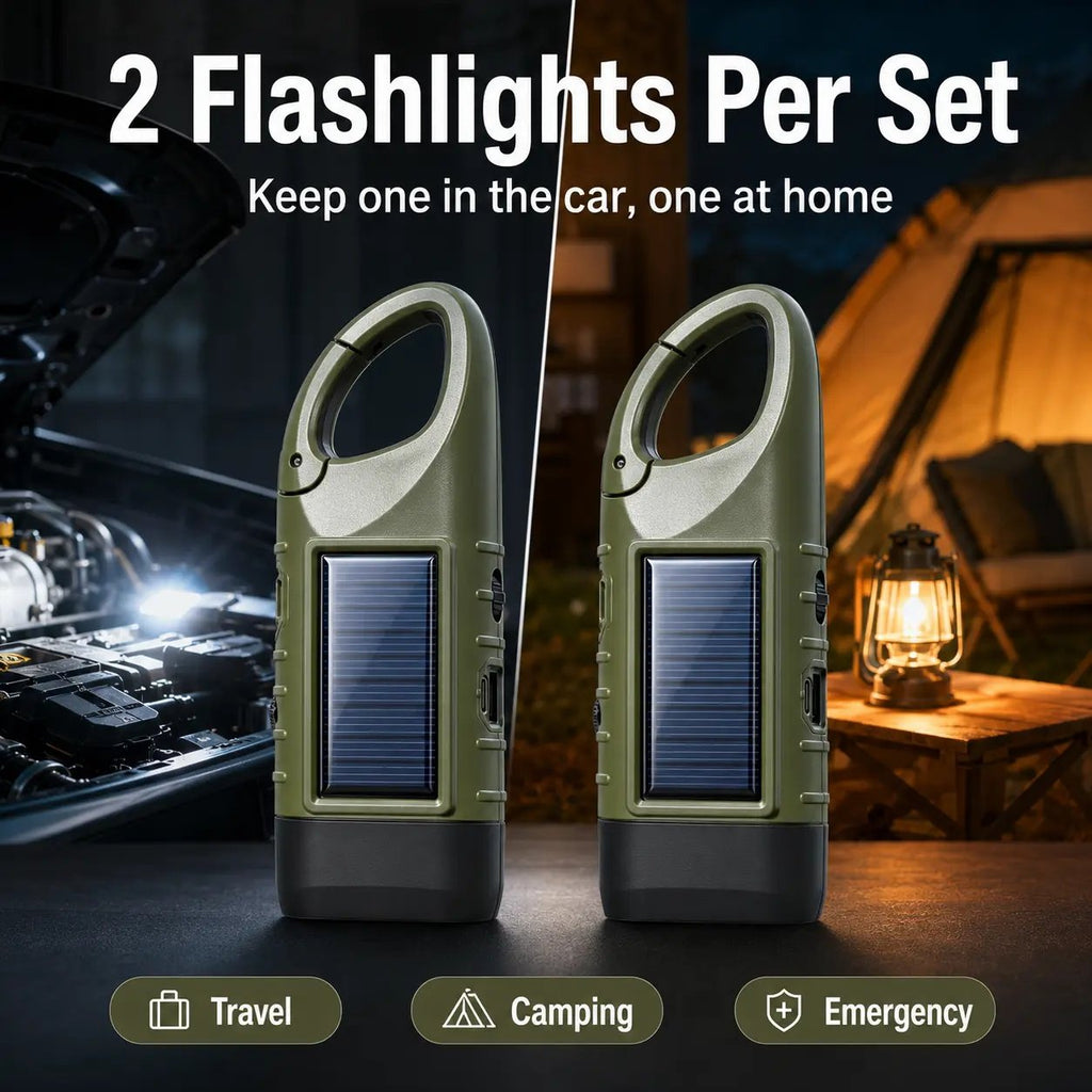 2-Pack Compact ABS Body LED Lights