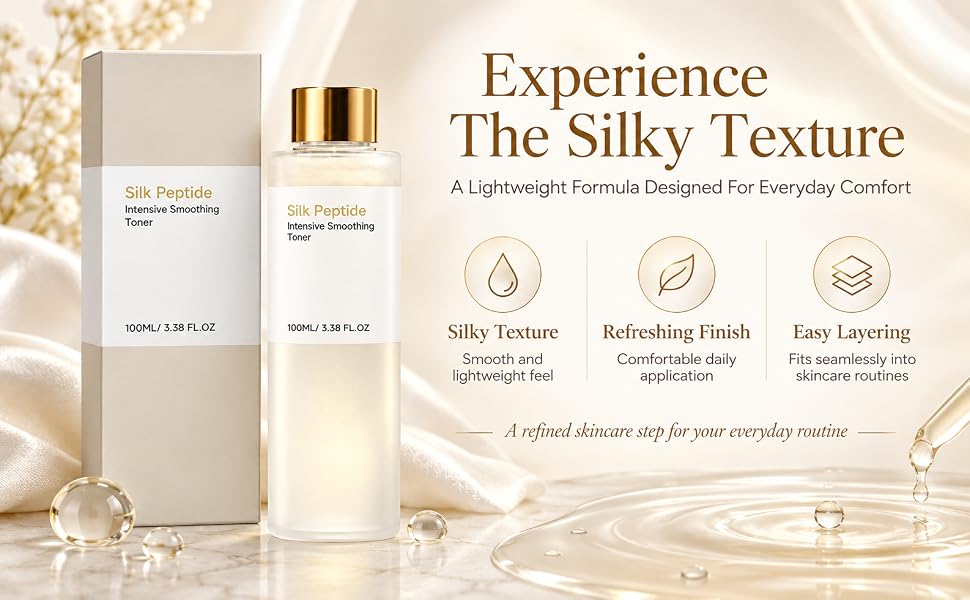 A lightweight daily toner for smoother-feeling, comfortably hydrated skin.