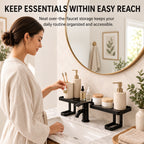 No-Drill Over-the-Faucet Sink Organizer Shelf