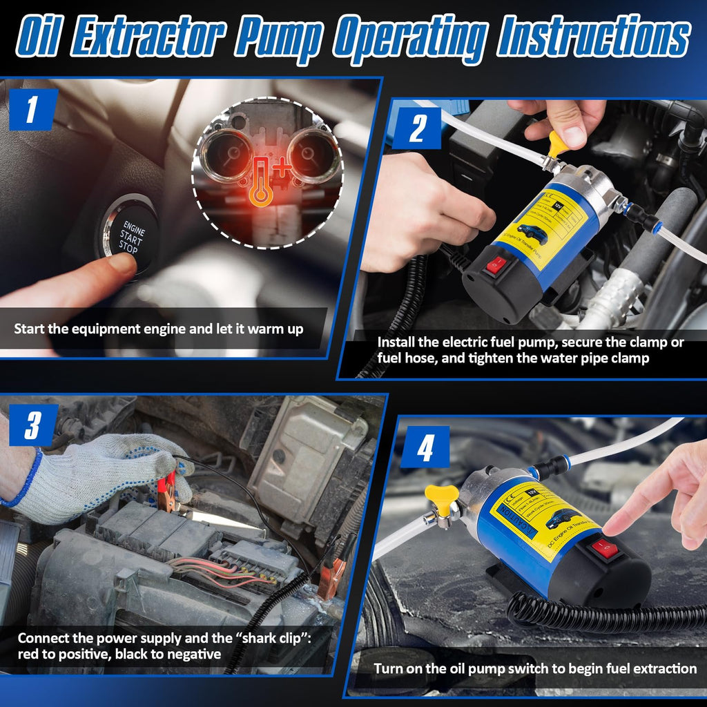 12V 100W Oil Extractor Pump
