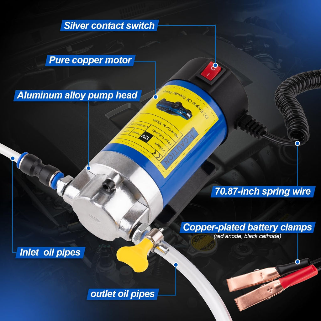 12V 100W Oil Extractor Pump