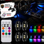 8-Color Wireless RGB Vehicle Interior Light Kit（8PCS）