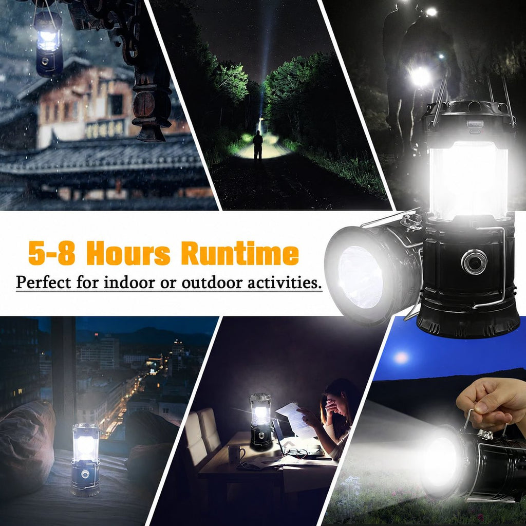 2-in-1 Solar Emergency Lantern