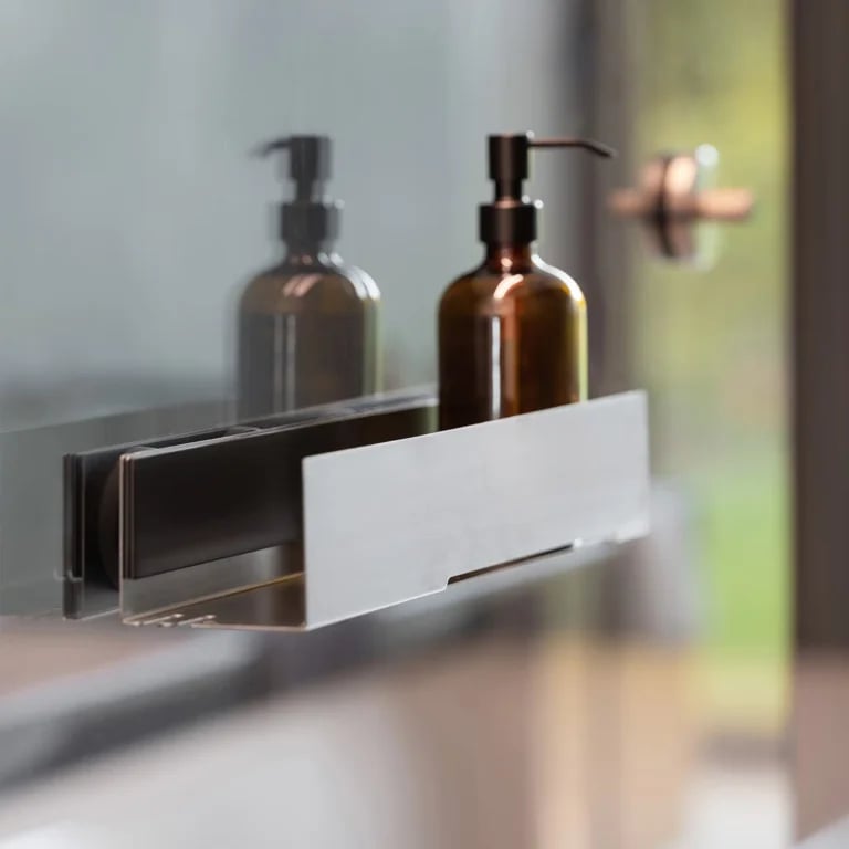 The Magnetic Glass Shelf