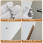 200pcs Wood Double Head Skirting Thread Seamless Nail