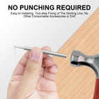 200pcs Wood Double Head Skirting Thread Seamless Nail
