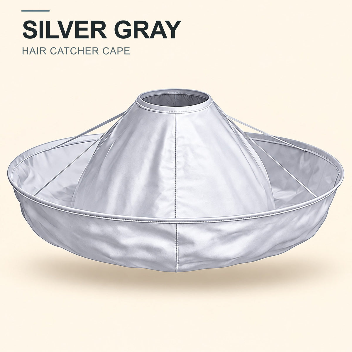 360° Hair Catcher Cape with Shape-Holding Rim