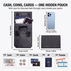 Men’s Hidden Anti-Theft Travel Wallet