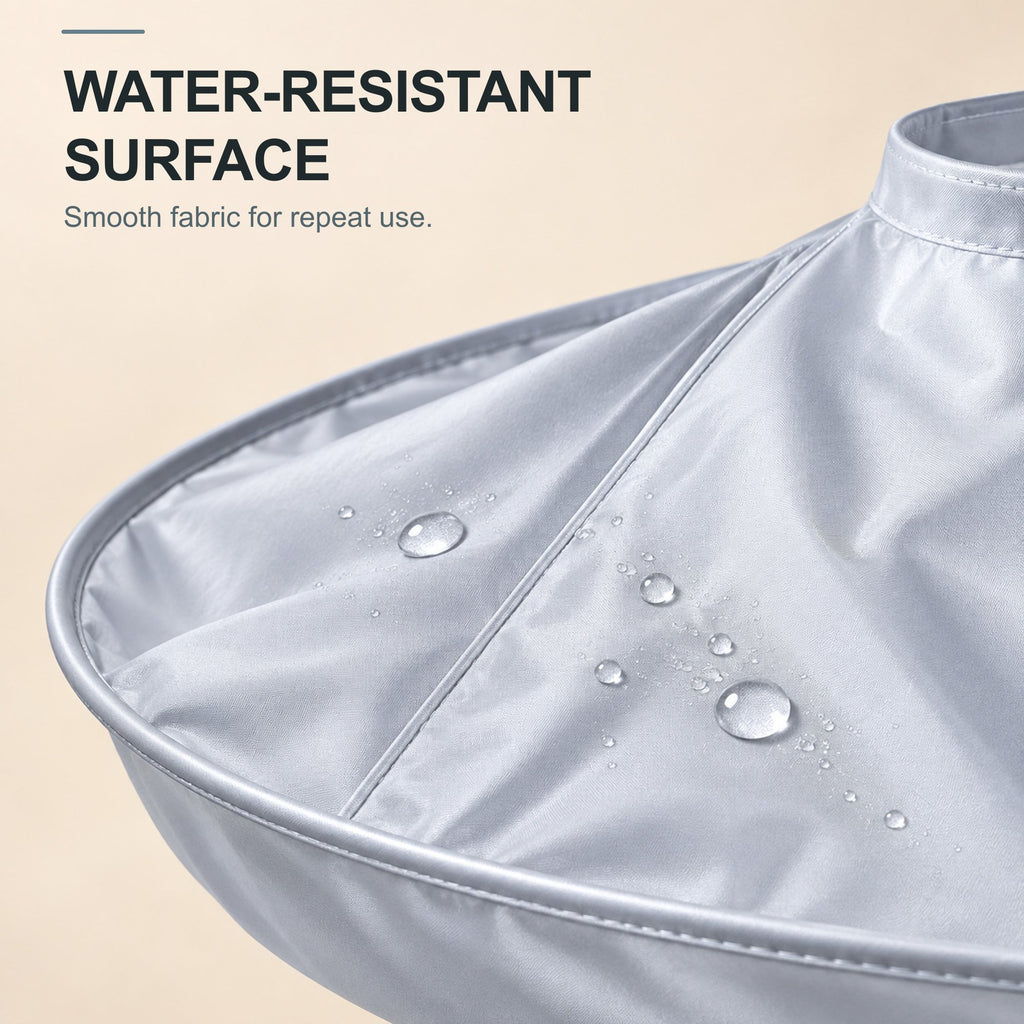 360° Hair Catcher Cape with Shape-Holding Rim