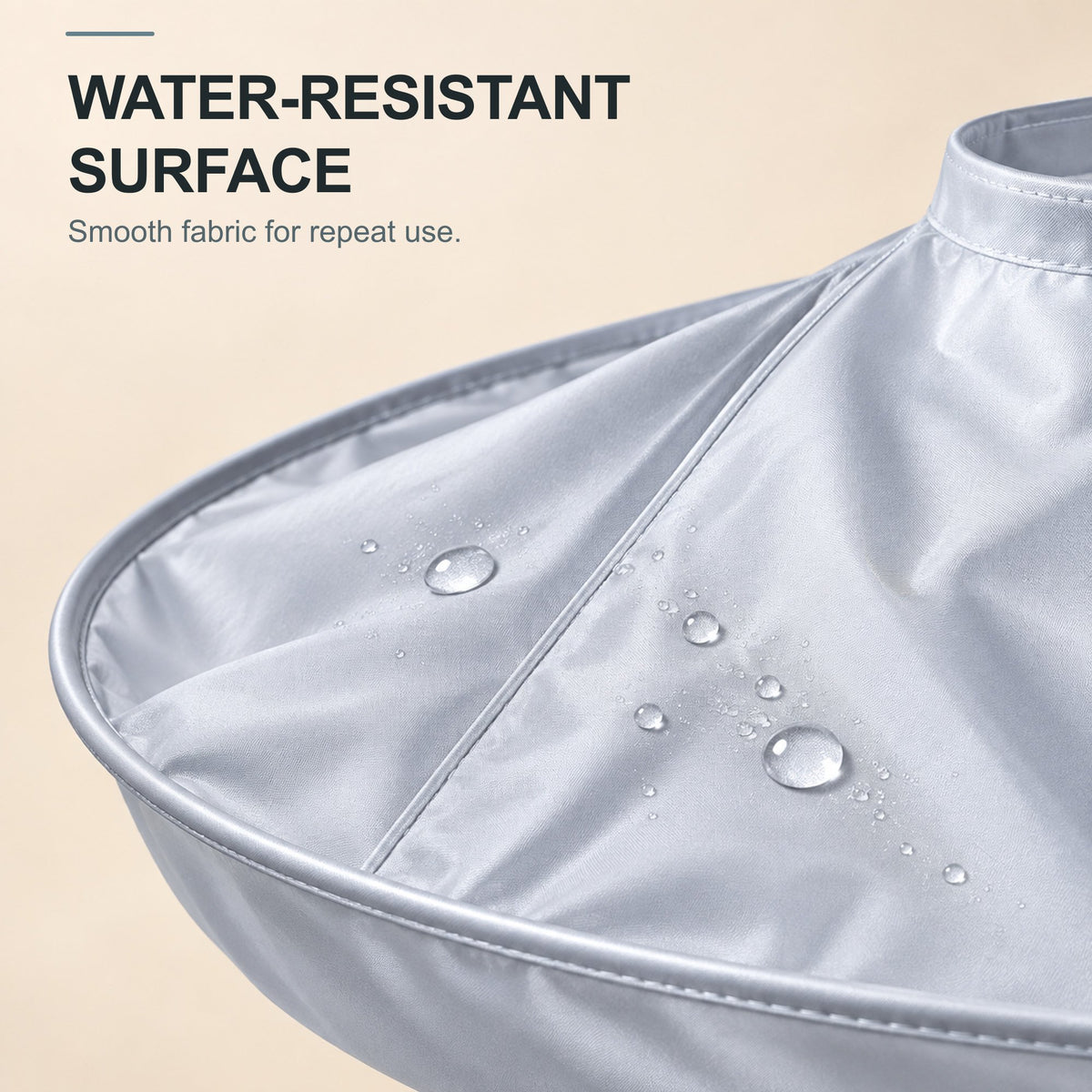 360° Hair Catcher Cape with Shape-Holding Rim