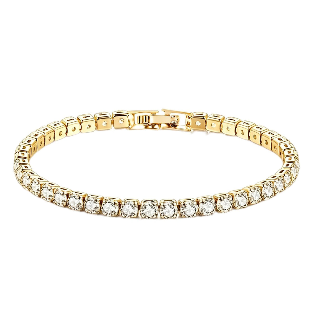 Sparkly Cubic Zirconia Tennis Bracelet for Women