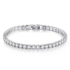Sparkly Cubic Zirconia Tennis Bracelet for Women