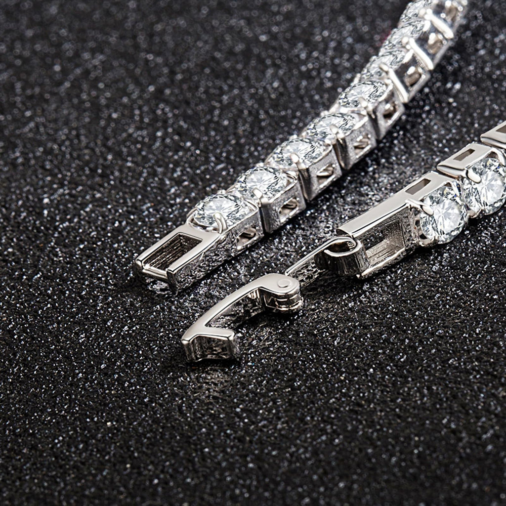 Sparkly Cubic Zirconia Tennis Bracelet for Women