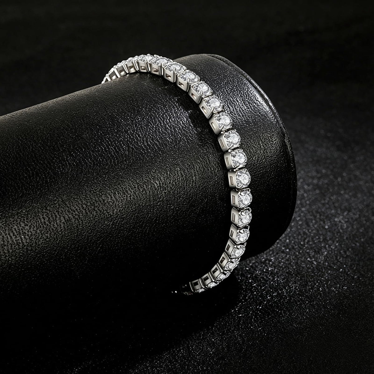 Sparkly Cubic Zirconia Tennis Bracelet for Women