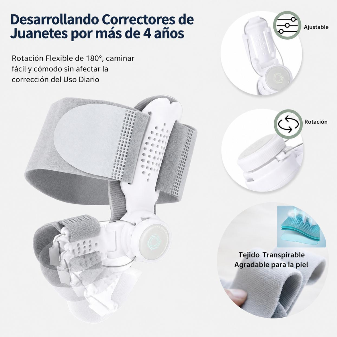 Corrector de Juanete Ajustable - 产品结构卖点