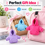 Mini Hoodie Keychain – Soft Squishy Bag Charm