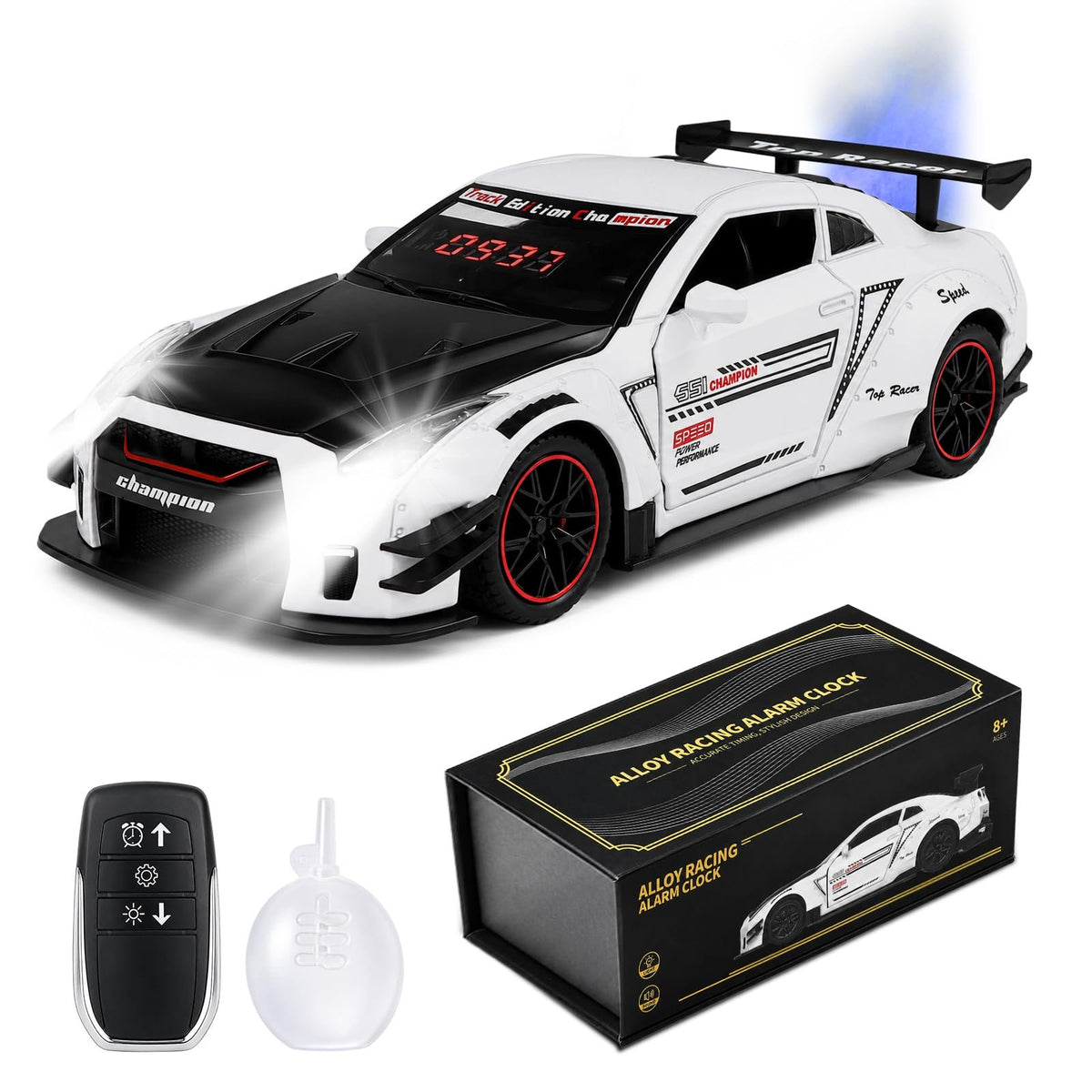 Hypercar Digital Alarm Clock