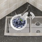 2-Piece Stainless Steel Faucet-Hanging Sink Strainer Baskets