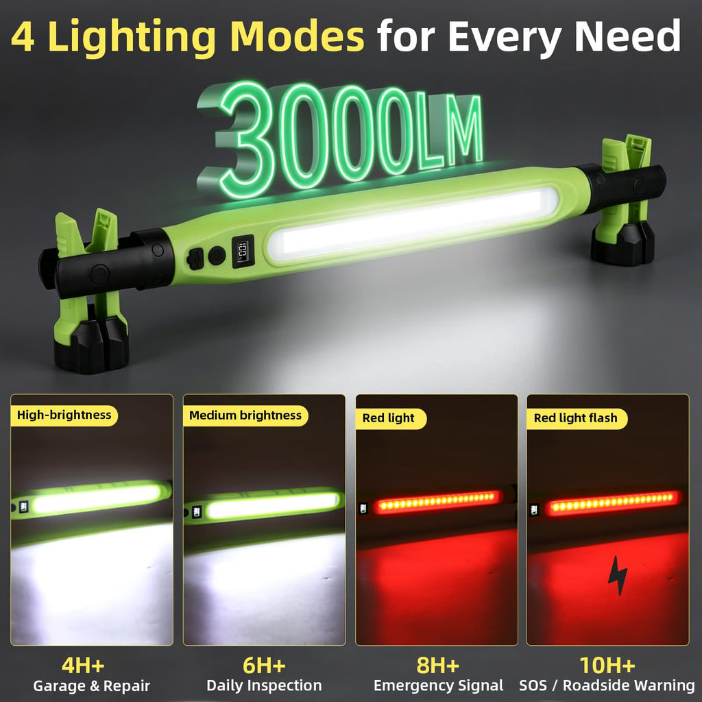 3000LM Magnetic Under-Hood COB Work Light
