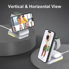 3-in-1 Magnetic Wireless Charging Station