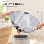 360° Hair Catcher Cape with Shape-Holding Rim
