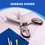 5-Blade Stainless Steel Herb Scissors with Cleaning Comb & Protective Cover