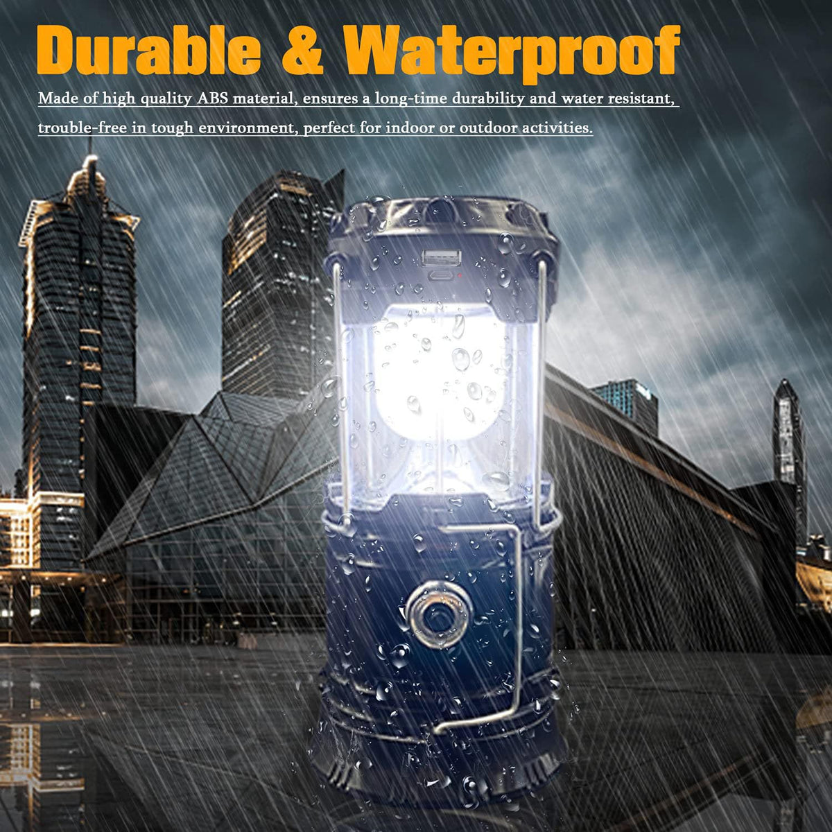2-in-1 Solar Emergency Lantern