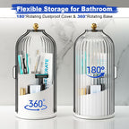 360° Rotating Toothbrush & Vanity Organizer