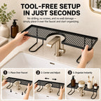 No-Drill Over-the-Faucet Sink Organizer Shelf