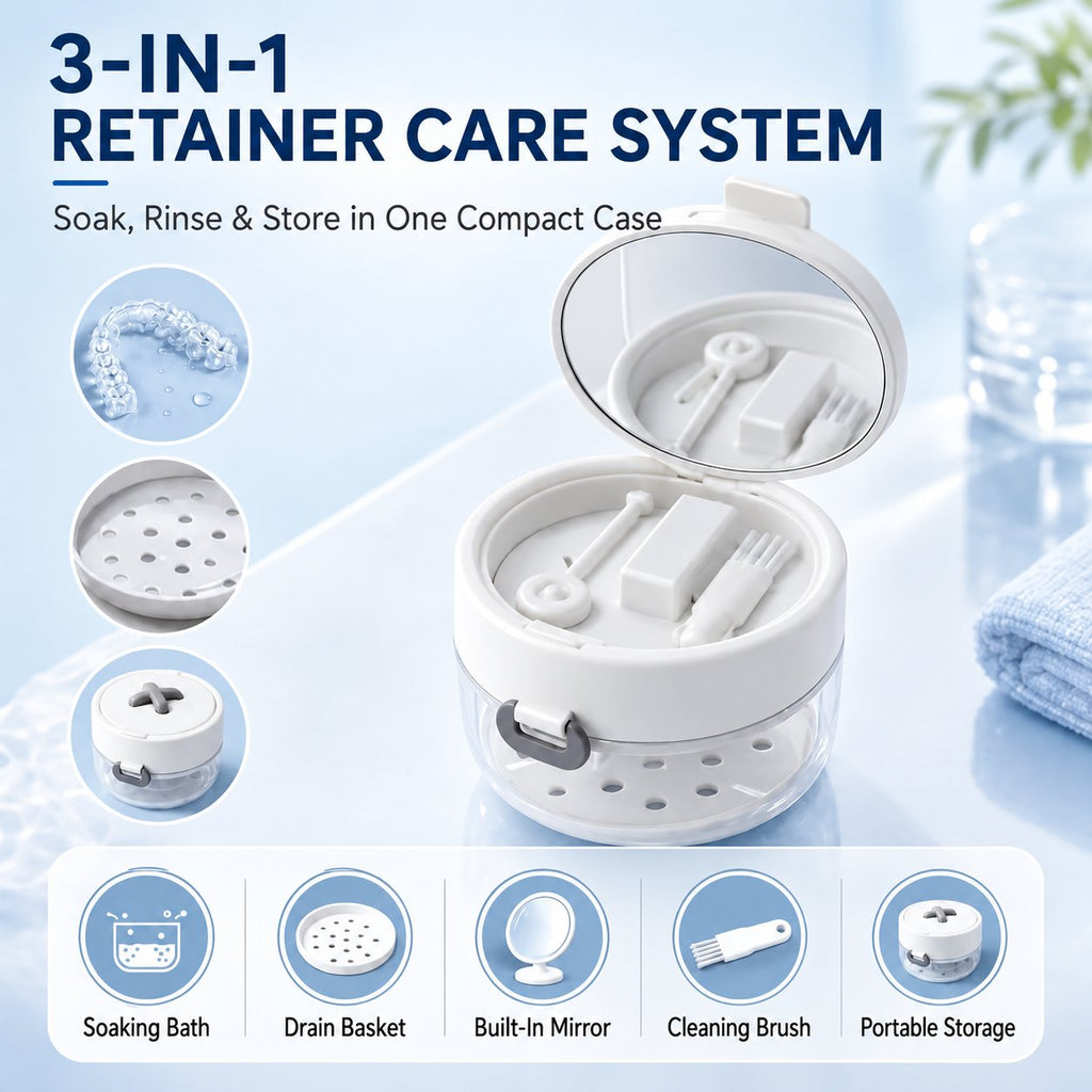 3-in-1 Retainer Cleaning Case