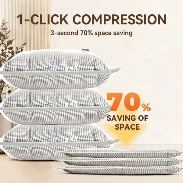 No More Loud Noise: Fast Air Compression-Quiet Electric Pump for Vacuum Storage Bags