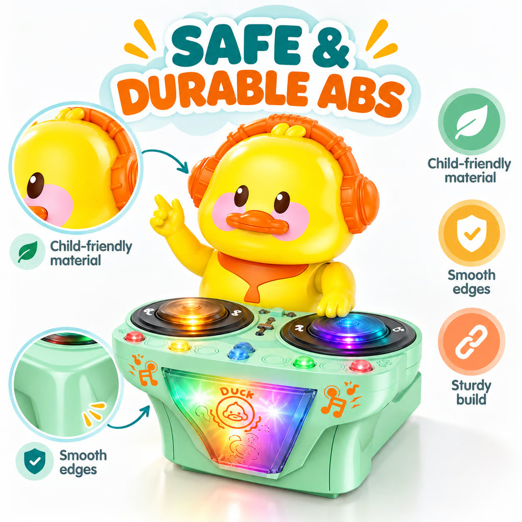 Musical DJ Toy for Toddlers – Duck or Pig Design