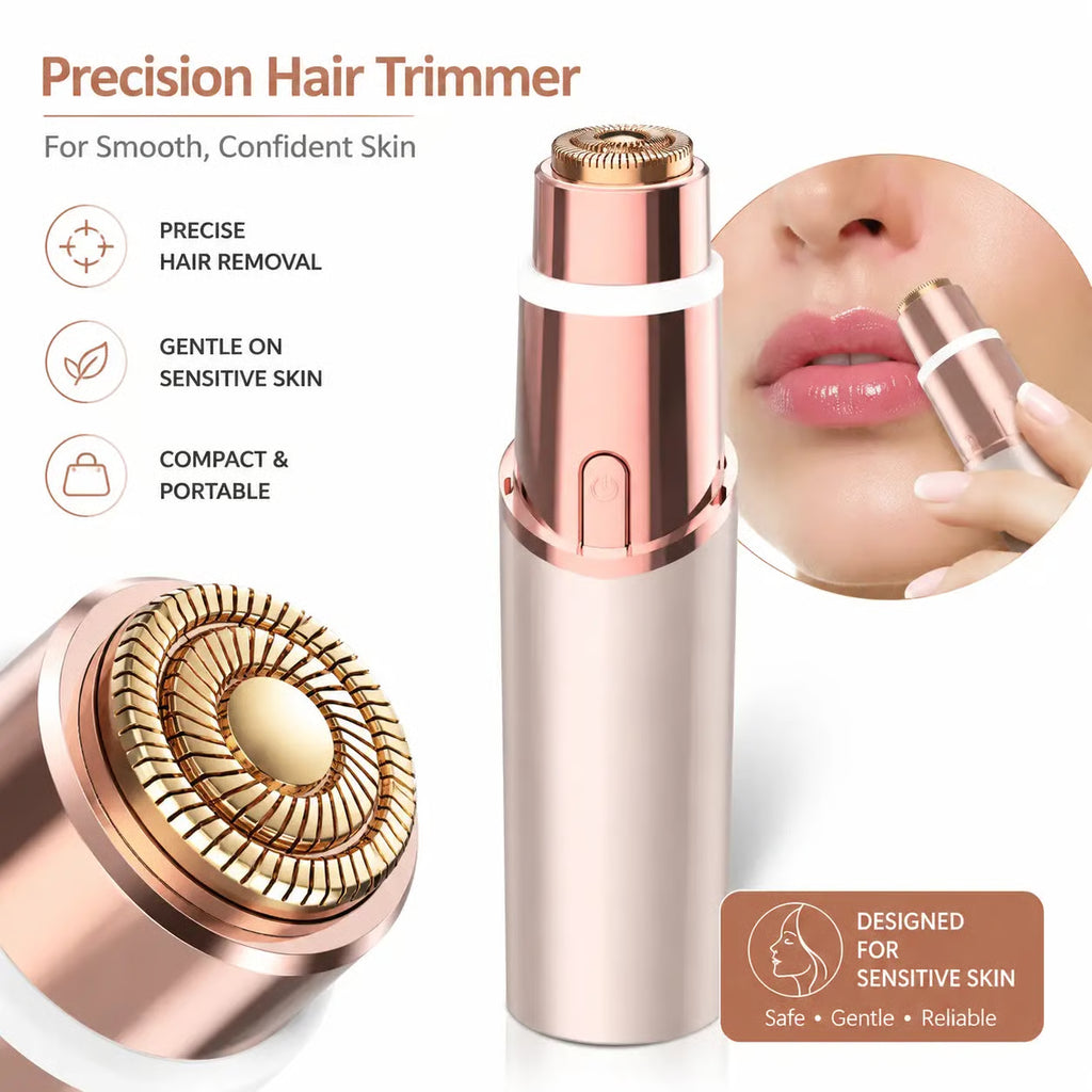 2-in-1 Rechargeable Eyebrow & Facial Hair Trimmer
