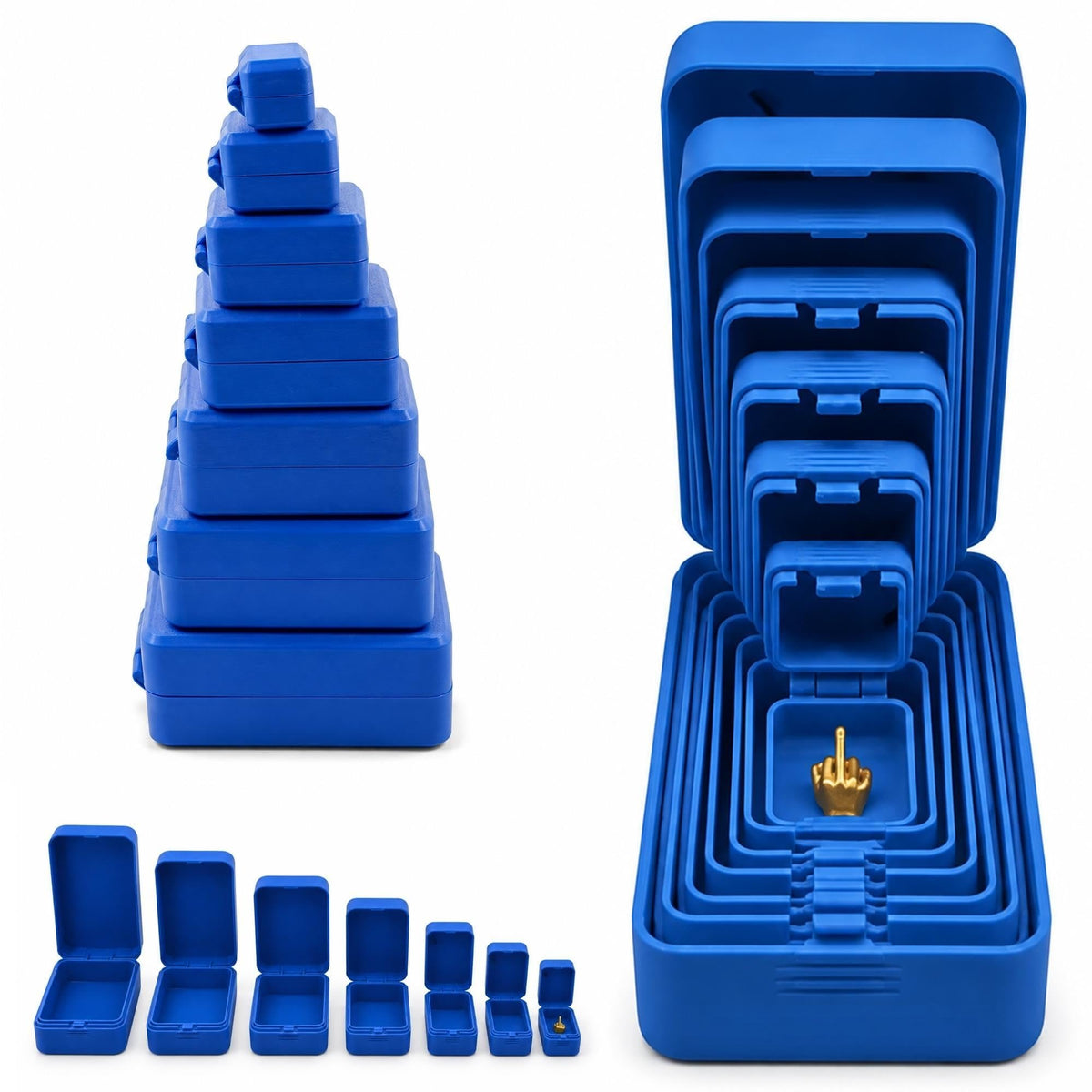 7-Layer Never-Ending Prank Box with Middle Finger Surprise