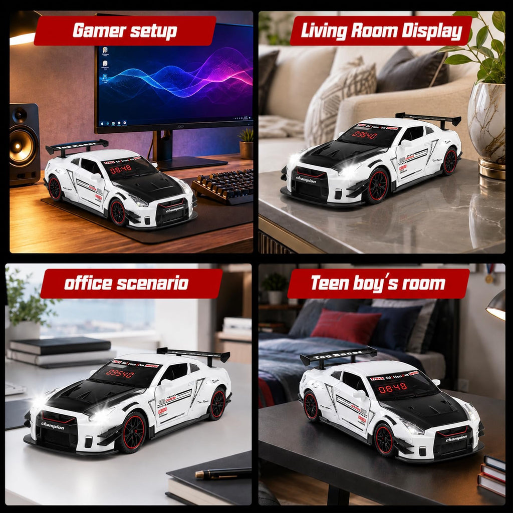 Hypercar Digital Alarm Clock