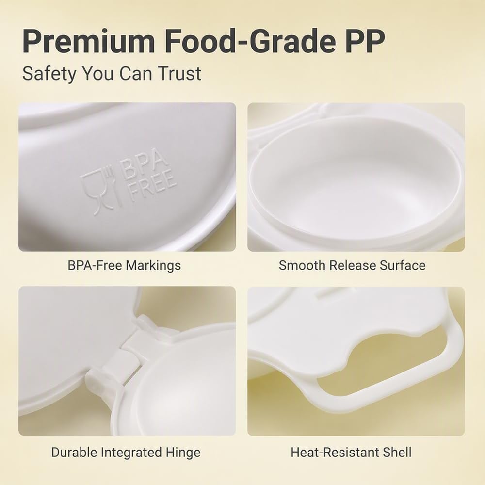 2-Minute Dual Egg Microwave Poacher