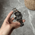 Future-Form Wave-Link Chronograph Watch