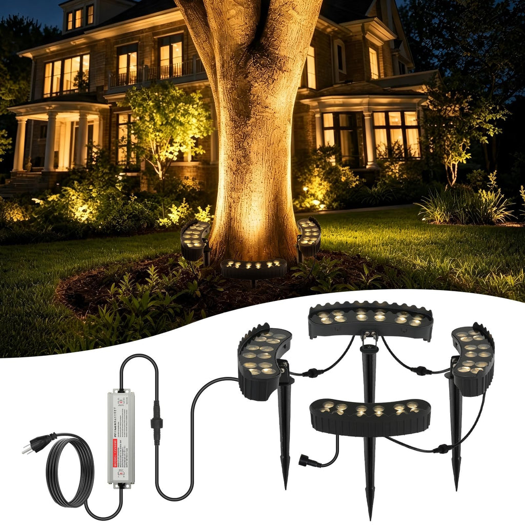 Give Your Trees a 360° Warm Glow